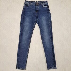 Eighty Two distressed‎ blue jeans size 11
